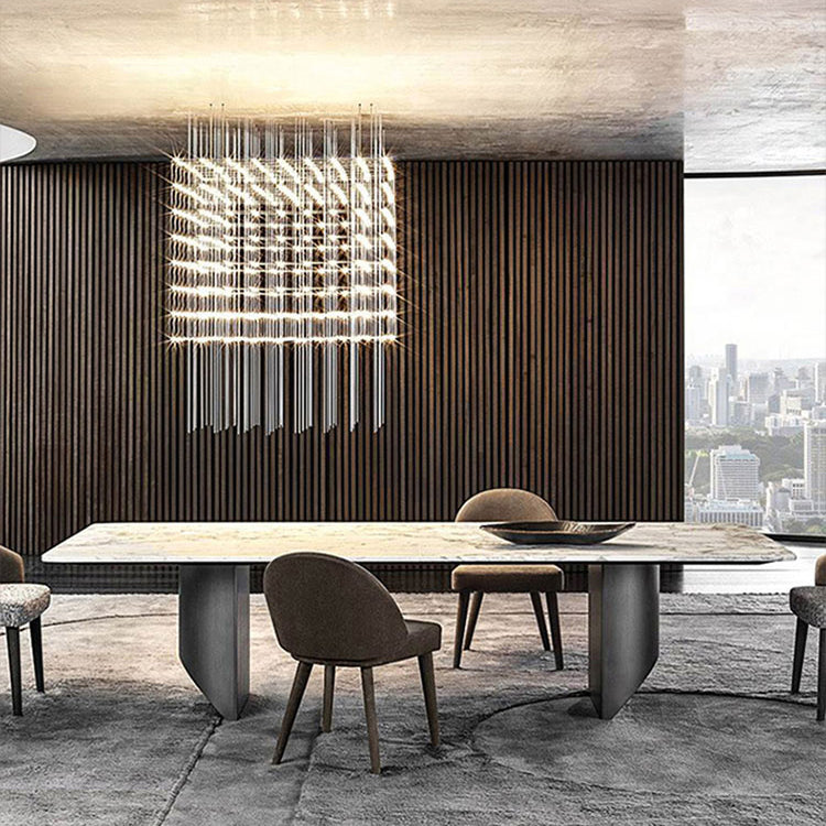 Metal Traditional Luxury Rectangle Table Sintered Stone Top Indoor Table for Kitchen 63"L x 31.5"W x 29.5"H Without Chairs Clearhalo ' dining_table' 'Dining Tables & Seating' 'Dining Tables' 'furn' 'furn_dining_table' 'Furniture' 'furniture_dining_table' 'Kitchen & Dining Furniture' 'kitchen&dining_furn' 'kitchen' 'kitchen_dining_table' 4391085