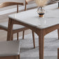 Rectangle 4 Legs Table Mid-Century Modern White Top Fixed Table Clearhalo ' dining_table' 'Dining Tables & Seating' 'Dining Tables' 'furn' 'furn_dining_table' 'Furniture' 'furniture_dining_table' 'Kitchen & Dining Furniture' 'kitchen&dining_furn' 'kitchen' 'kitchen_dining_table' 4391115