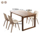 Rectangle Modern Dining Table Ash Solid Wood Table with Double Pedestal Base Clearhalo ' dining_table' 'Dining Tables & Seating' 'Dining Tables' 'furn' 'furn_dining_table' 'Furniture' 'furniture_dining_table' 'Kitchen & Dining Furniture' 'kitchen&dining_furn' 'kitchen' 'kitchen_dining_table' 4391147