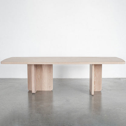 Contemporary Rectangle Table Solid Wood Top Dining Table for Home 63"L x 31.5"W x 29.5"H Without Chairs Clearhalo ' dining_table' 'Dining Tables & Seating' 'Dining Tables' 'furn' 'furn_dining_table' 'Furniture' 'furniture_dining_table' 'Kitchen & Dining Furniture' 'kitchen&dining_furn' 'kitchen' 'kitchen_dining_table' 4391154