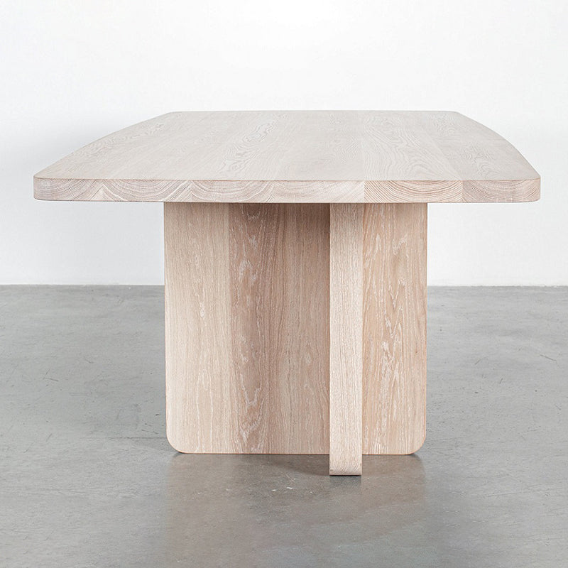 Contemporary Rectangle Table Solid Wood Top Dining Table for Home Clearhalo ' dining_table' 'Dining Tables & Seating' 'Dining Tables' 'furn' 'furn_dining_table' 'Furniture' 'furniture_dining_table' 'Kitchen & Dining Furniture' 'kitchen&dining_furn' 'kitchen' 'kitchen_dining_table' 4391156
