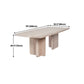 Contemporary Rectangle Table Solid Wood Top Dining Table for Home Clearhalo ' dining_table' 'Dining Tables & Seating' 'Dining Tables' 'furn' 'furn_dining_table' 'Furniture' 'furniture_dining_table' 'Kitchen & Dining Furniture' 'kitchen&dining_furn' 'kitchen' 'kitchen_dining_table' 4391160