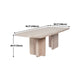 Contemporary Rectangle Table Solid Wood Top Dining Table for Home Clearhalo ' dining_table' 'Dining Tables & Seating' 'Dining Tables' 'furn' 'furn_dining_table' 'Furniture' 'furniture_dining_table' 'Kitchen & Dining Furniture' 'kitchen&dining_furn' 'kitchen' 'kitchen_dining_table' 4391162