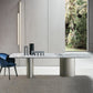 Metal Traditional Luxury Rectangular Table Sintered Stone Top Table for Dining Room 63"L x 31.5"W x 29.5"H Without Chairs Clearhalo ' dining_table' 'Dining Tables & Seating' 'Dining Tables' 'furn' 'furn_dining_table' 'Furniture' 'furniture_dining_table' 'Kitchen & Dining Furniture' 'kitchen&dining_furn' 'kitchen' 'kitchen_dining_table' 4391163