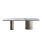 Metal Traditional Luxury Rectangular Table Sintered Stone Top Table for Dining Room Clearhalo ' dining_table' 'Dining Tables & Seating' 'Dining Tables' 'furn' 'furn_dining_table' 'Furniture' 'furniture_dining_table' 'Kitchen & Dining Furniture' 'kitchen&dining_furn' 'kitchen' 'kitchen_dining_table' 4391167