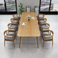 Solid Wood Contemporary Dining Table Rectangle Table with 4 Legs Clearhalo ' dining_table' 'Dining Tables & Seating' 'Dining Tables' 'furn' 'furn_dining_table' 'Furniture' 'furniture_dining_table' 'Kitchen & Dining Furniture' 'kitchen&dining_furn' 'kitchen' 'kitchen_dining_table' 4391180