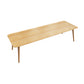 Solid Wood Contemporary Dining Table Rectangle Table with 4 Legs Natural Without Chairs Clearhalo ' dining_table' 'Dining Tables & Seating' 'Dining Tables' 'furn' 'furn_dining_table' 'Furniture' 'furniture_dining_table' 'Kitchen & Dining Furniture' 'kitchen&dining_furn' 'kitchen' 'kitchen_dining_table' 4391182