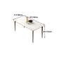 Medieval Modern Sintered Stone Table Rectangle Table with 4 Wooden Legs Clearhalo ' dining_table' 'Dining Tables & Seating' 'Dining Tables' 'furn' 'furn_dining_table' 'Furniture' 'furniture_dining_table' 'Kitchen & Dining Furniture' 'kitchen&dining_furn' 'kitchen' 'kitchen_dining_table' 4391219
