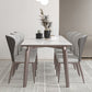Sintered Stone Medieval Modern Table Rectangle Table with 4 Wooden Legs for Restaurant 63"L x 31.5"W x 29.5"H Without Chairs Clearhalo ' dining_table' 'Dining Tables & Seating' 'Dining Tables' 'furn' 'furn_dining_table' 'Furniture' 'furniture_dining_table' 'Kitchen & Dining Furniture' 'kitchen&dining_furn' 'kitchen' 'kitchen_dining_table' 4391223
