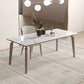 Sintered Stone Medieval Modern Table Rectangle Table with 4 Wooden Legs for Restaurant Clearhalo ' dining_table' 'Dining Tables & Seating' 'Dining Tables' 'furn' 'furn_dining_table' 'Furniture' 'furniture_dining_table' 'Kitchen & Dining Furniture' 'kitchen&dining_furn' 'kitchen' 'kitchen_dining_table' 4391225