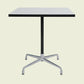 Industrial Style Dining Table Standard Height Dining Table with Pedestal Base for Home 23.6"L x 23.6"W x 29.5"H Square Manufactured Wood Clearhalo ' dining_table' 'Dining Tables & Seating' 'Dining Tables' 'Furniture' 'furniture_dining_table' 'Kitchen & Dining Furniture' 'kitchen&dining_furn' 'kitchen' 'kitchen_dining_table' 4391279