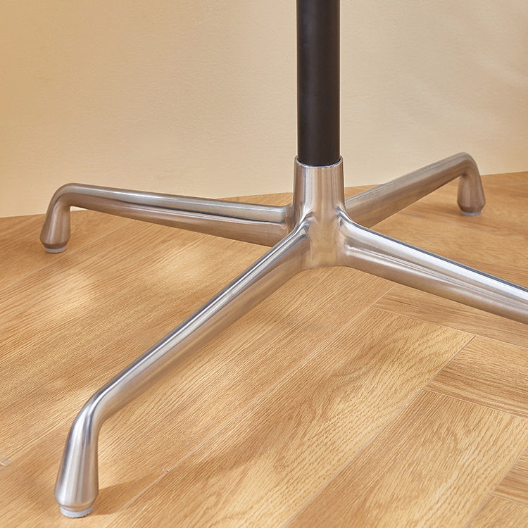 Industrial Style Dining Table Standard Height Dining Table with Pedestal Base for Home Clearhalo ' dining_table' 'Dining Tables & Seating' 'Dining Tables' 'Furniture' 'furniture_dining_table' 'Kitchen & Dining Furniture' 'kitchen&dining_furn' 'kitchen' 'kitchen_dining_table' 4391286