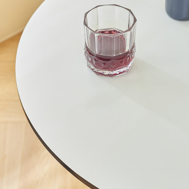 Industrial Style Dining Table Standard Height Dining Table with Pedestal Base for Home Clearhalo ' dining_table' 'Dining Tables & Seating' 'Dining Tables' 'Furniture' 'furniture_dining_table' 'Kitchen & Dining Furniture' 'kitchen&dining_furn' 'kitchen' 'kitchen_dining_table' 4391288