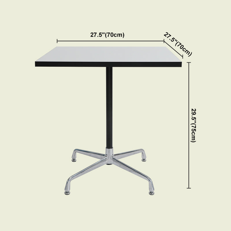 Industrial Style Dining Table Standard Height Dining Table with Pedestal Base for Home Clearhalo ' dining_table' 'Dining Tables & Seating' 'Dining Tables' 'Furniture' 'furniture_dining_table' 'Kitchen & Dining Furniture' 'kitchen&dining_furn' 'kitchen' 'kitchen_dining_table' 4391295