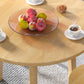 Modern Style Dining Table Round Rubberwood Dining Table for Home Use Clearhalo ' dining_table' 'Dining Tables & Seating' 'Dining Tables' 'furn' 'furn_dining_table' 'Furniture' 'furniture_dining_table' 'Kitchen & Dining Furniture' 'kitchen&dining_furn' 'kitchen' 'kitchen_dining_table' 4391332