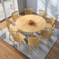 Modern Style Dining Table Round Rubberwood Dining Table for Home Use Clearhalo ' dining_table' 'Dining Tables & Seating' 'Dining Tables' 'furn' 'furn_dining_table' 'Furniture' 'furniture_dining_table' 'Kitchen & Dining Furniture' 'kitchen&dining_furn' 'kitchen' 'kitchen_dining_table' 4391338