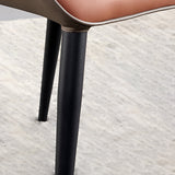 Contemporary Style Leather Dining Chairs Wingback Chair for Kitchen Clearhalo ' kitchen&dining_furn' 'Dining Chairs' 'Dining Tables & Seating' 'dining_chair' 'furn' 'furn_dining_chair' 'Furniture' 'furniture_dining_chair' 'Kitchen & Dining Furniture' 'kitchen' 4391359