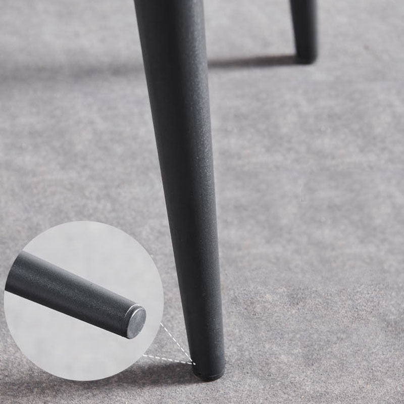 Minimalist Style Wingback Parsons Chair Leather Dining Chairs for Kitchen Clearhalo ' kitchen&dining_furn' 'Dining Chairs' 'Dining Tables & Seating' 'dining_chair' 'furn' 'furn_dining_chair' 'Furniture' 'furniture_dining_chair' 'Kitchen & Dining Furniture' 'kitchen' 4391373