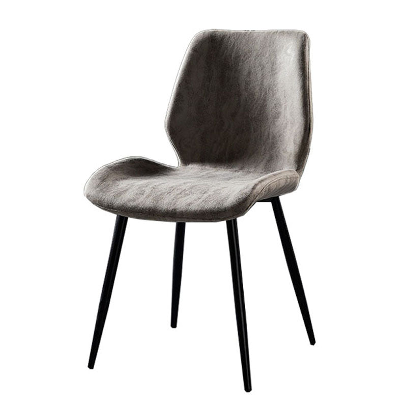 Modern Style Dining Chair Armless Side Chair with Metal Legs for Kitchen Clearhalo ' kitchen&dining_furn' 'Dining Chairs' 'Dining Tables & Seating' 'dining_chair' 'furn' 'furn_dining_chair' 'Furniture' 'furniture_dining_chair' 'Kitchen & Dining Furniture' 'kitchen' 4391383