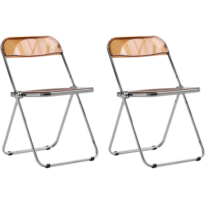 Industrial Style Plastic Dining Armless Chair Open Back Dining Side Chairs Tan 2 Piece Set Clearhalo ' kitchen&dining_furn' 'Dining Chairs' 'Dining Tables & Seating' 'dining_chair' 'furn' 'furn_dining_chair' 'Furniture' 'furniture_dining_chair' 'Kitchen & Dining Furniture' 'kitchen' 4391466