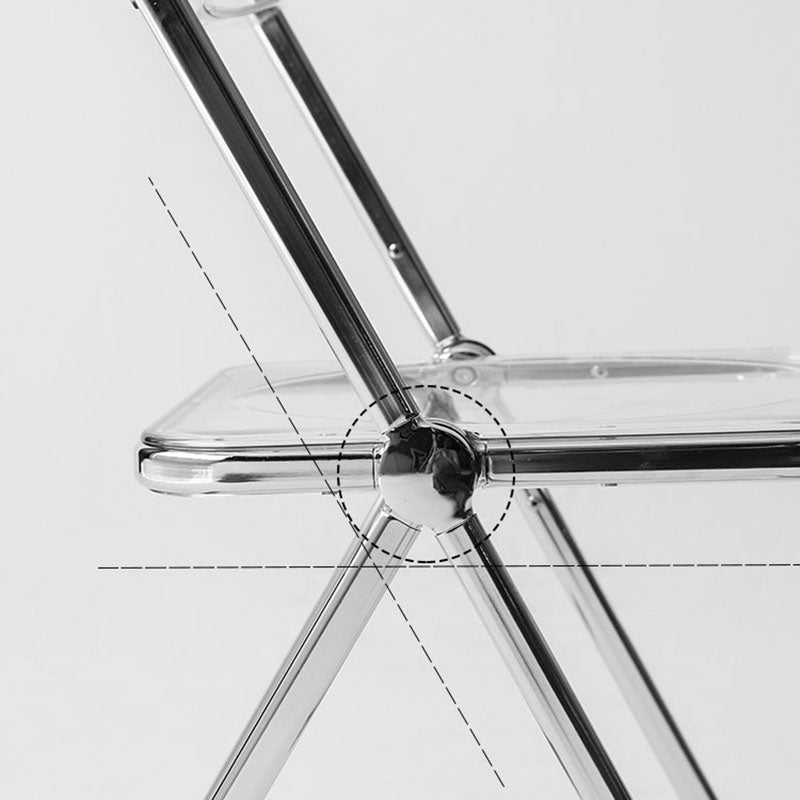 Industrial Style Plastic Dining Armless Chair Open Back Dining Side Chairs Clearhalo ' kitchen&dining_furn' 'Dining Chairs' 'Dining Tables & Seating' 'dining_chair' 'furn' 'furn_dining_chair' 'Furniture' 'furniture_dining_chair' 'Kitchen & Dining Furniture' 'kitchen' 4391469