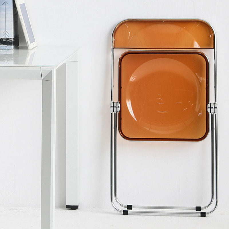 Industrial Style Plastic Dining Armless Chair Open Back Dining Side Chairs Clearhalo ' kitchen&dining_furn' 'Dining Chairs' 'Dining Tables & Seating' 'dining_chair' 'furn' 'furn_dining_chair' 'Furniture' 'furniture_dining_chair' 'Kitchen & Dining Furniture' 'kitchen' 4391473