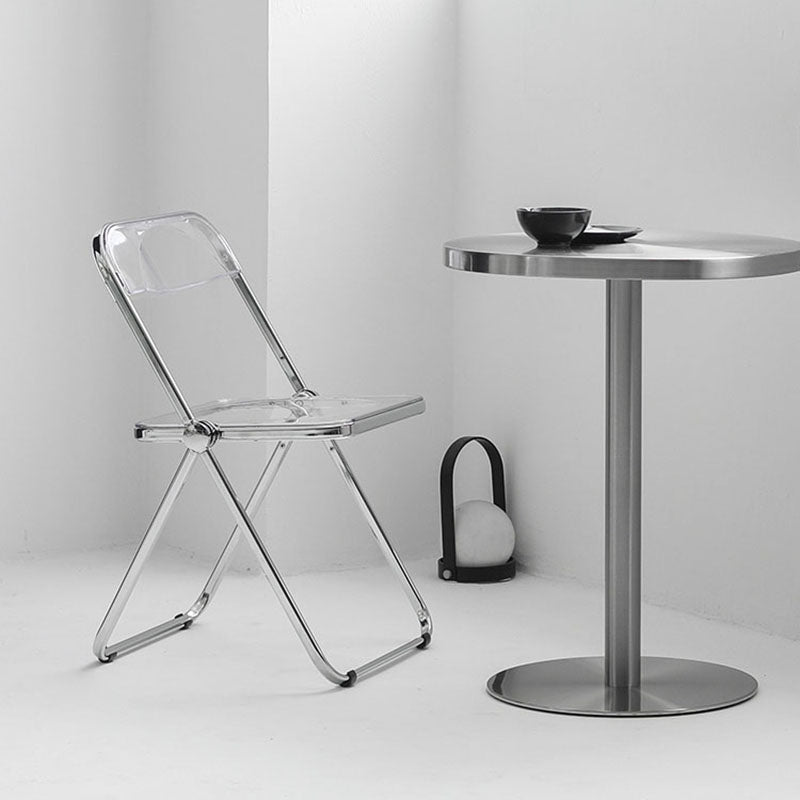 Industrial Style Plastic Dining Armless Chair Open Back Dining Side Chairs Clearhalo ' kitchen&dining_furn' 'Dining Chairs' 'Dining Tables & Seating' 'dining_chair' 'furn' 'furn_dining_chair' 'Furniture' 'furniture_dining_chair' 'Kitchen & Dining Furniture' 'kitchen' 4391475