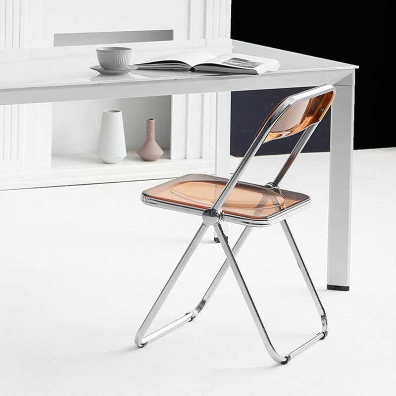 Industrial Style Plastic Dining Armless Chair Open Back Dining Side Chairs Clearhalo ' kitchen&dining_furn' 'Dining Chairs' 'Dining Tables & Seating' 'dining_chair' 'furn' 'furn_dining_chair' 'Furniture' 'furniture_dining_chair' 'Kitchen & Dining Furniture' 'kitchen' 4391476