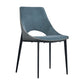 Modern Style Open Back Dining Side Chair Upholstered Armless Dining Chairs Blue 1 Piece Clearhalo ' kitchen&dining_furn' 'Dining Chairs' 'Dining Tables & Seating' 'dining_chair' 'furn' 'furn_dining_chair' 'Furniture' 'furniture_dining_chair' 'Kitchen & Dining Furniture' 'kitchen' 4391506