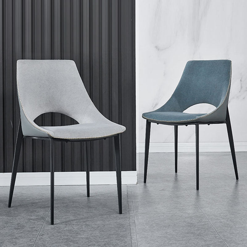 Modern Style Open Back Dining Side Chair Upholstered Armless Dining Chairs Clearhalo ' kitchen&dining_furn' 'Dining Chairs' 'Dining Tables & Seating' 'dining_chair' 'furn' 'furn_dining_chair' 'Furniture' 'furniture_dining_chair' 'Kitchen & Dining Furniture' 'kitchen' 4391510