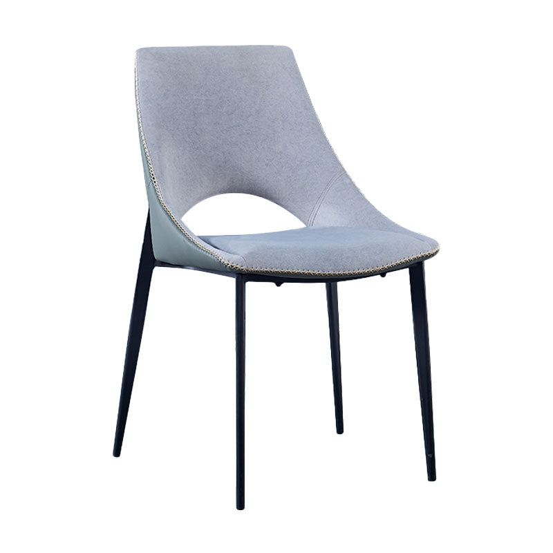 Modern Style Open Back Dining Side Chair Upholstered Armless Dining Chairs Clearhalo ' kitchen&dining_furn' 'Dining Chairs' 'Dining Tables & Seating' 'dining_chair' 'furn' 'furn_dining_chair' 'Furniture' 'furniture_dining_chair' 'Kitchen & Dining Furniture' 'kitchen' 4391514