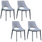 Modern Style Open Back Dining Side Chair Upholstered Armless Dining Chairs Grey 4 Piece Set Clearhalo ' kitchen&dining_furn' 'Dining Chairs' 'Dining Tables & Seating' 'dining_chair' 'furn' 'furn_dining_chair' 'Furniture' 'furniture_dining_chair' 'Kitchen & Dining Furniture' 'kitchen' 4391515