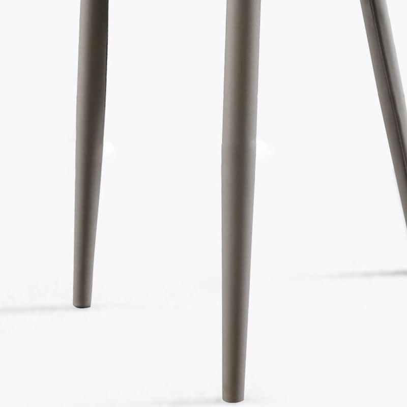 Modern PU Leather Dining Chairs Armless Metal Dining Chairs for Home Use Clearhalo ' kitchen&dining_furn' 'Dining Chairs' 'Dining Tables & Seating' 'dining_chair' 'furn' 'furn_dining_chair' 'Furniture' 'furniture_dining_chair' 'Kitchen & Dining Furniture' 'kitchen' 4391562