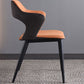Modern Faux Leather Dining Chairs Arm Metal Dining Chairs for Restaurant Use Clearhalo ' kitchen&dining_furn' 'Dining Chairs' 'Dining Tables & Seating' 'dining_chair' 'furn' 'furn_dining_chair' 'Furniture' 'furniture_dining_chair' 'Kitchen & Dining Furniture' 'kitchen' 4391586