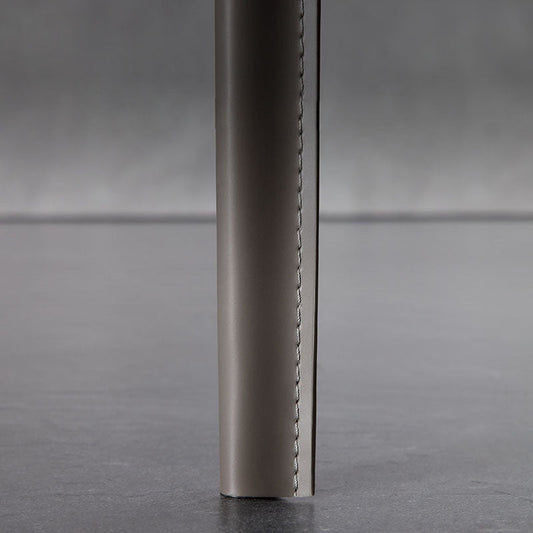 Minimalist Leather Dining Side Chairs Solid Back Armless Dining Chairs for Kitchen Clearhalo ' kitchen&dining_furn' 'Dining Chairs' 'Dining Tables & Seating' 'dining_chair' 'furn' 'furn_dining_chair' 'Furniture' 'furniture_dining_chair' 'Kitchen & Dining Furniture' 'kitchen' 4391613