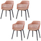 Contemporary Style Dining Chairs Plastic Arm Side Chair for Kitchen Brown 4 Piece Set Clearhalo ' kitchen&dining_furn' 'Dining Chairs' 'Dining Tables & Seating' 'dining_chair' 'furn' 'furn_dining_chair' 'Furniture' 'furniture_dining_chair' 'Kitchen & Dining Furniture' 'kitchen' 4391665
