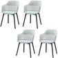 Contemporary Style Dining Chairs Plastic Arm Side Chair for Kitchen Gray-Green 4 Piece Set Clearhalo ' kitchen&dining_furn' 'Dining Chairs' 'Dining Tables & Seating' 'dining_chair' 'furn' 'furn_dining_chair' 'Furniture' 'furniture_dining_chair' 'Kitchen & Dining Furniture' 'kitchen' 4391670