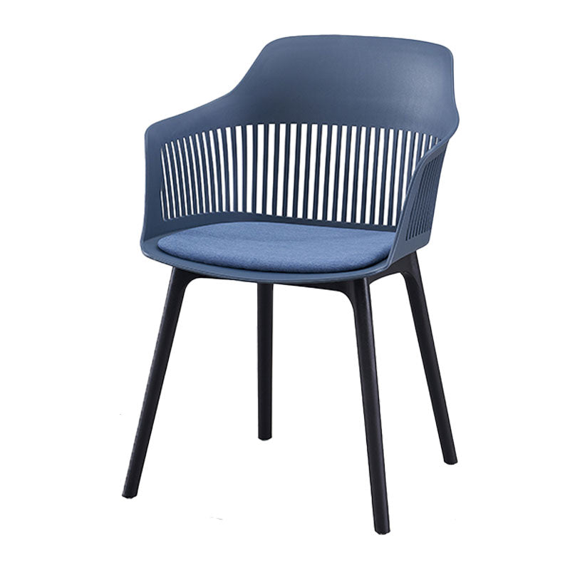 Contemporary Style Dining Chairs Plastic Arm Side Chair for Kitchen Clearhalo ' kitchen&dining_furn' 'Dining Chairs' 'Dining Tables & Seating' 'dining_chair' 'furn' 'furn_dining_chair' 'Furniture' 'furniture_dining_chair' 'Kitchen & Dining Furniture' 'kitchen' 4391672