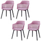 Contemporary Style Dining Chairs Plastic Arm Side Chair for Kitchen Purple 4 Piece Set Clearhalo ' kitchen&dining_furn' 'Dining Chairs' 'Dining Tables & Seating' 'dining_chair' 'furn' 'furn_dining_chair' 'Furniture' 'furniture_dining_chair' 'Kitchen & Dining Furniture' 'kitchen' 4391684