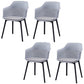 Contemporary Style Dining Chairs Plastic Arm Side Chair for Kitchen Grey 4 Piece Set Clearhalo ' kitchen&dining_furn' 'Dining Chairs' 'Dining Tables & Seating' 'dining_chair' 'furn' 'furn_dining_chair' 'Furniture' 'furniture_dining_chair' 'Kitchen & Dining Furniture' 'kitchen' 4391686