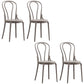 Contemporary Windsor Back Side Chair Plastic Dining Armless Chair for Home Grey 4 Piece Set Clearhalo ' kitchen&dining_furn' 'Dining Chairs' 'Dining Tables & Seating' 'dining_chair' 'furn' 'furn_dining_chair' 'Furniture' 'furniture_dining_chair' 'Kitchen & Dining Furniture' 'kitchen' 4391701