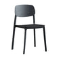 Contemporary Open Back Dining Side Chair Plastic Dining Armless Chairs for Home Clearhalo ' kitchen&dining_furn' 'Dining Chairs' 'Dining Tables & Seating' 'dining_chair' 'furn' 'furn_dining_chair' 'Furniture' 'furniture_dining_chair' 'Kitchen & Dining Furniture' 'kitchen' 4391777
