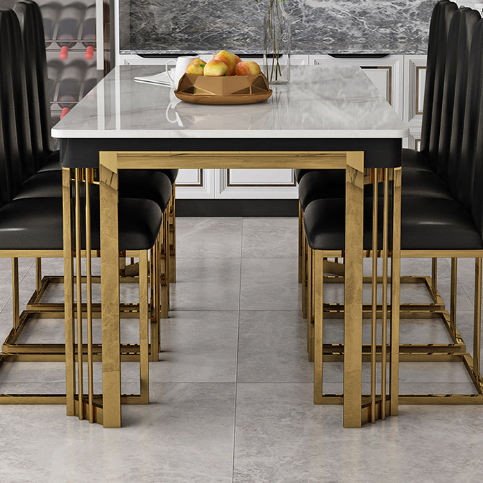 Modern 1/2/7/9 Pieces Dining Set Marble Dining Furniture Set /Separate Items Clearhalo 'Dining Room Sets' 'Dining Tables & Seating' 'dining_room_set' 'furn' 'furn_dining_room_set' 'Furniture' 'furniture_dining_room_set' 'Kitchen & Dining Furniture' 'kitchen&dining_furn' 'kitchen' 4391906