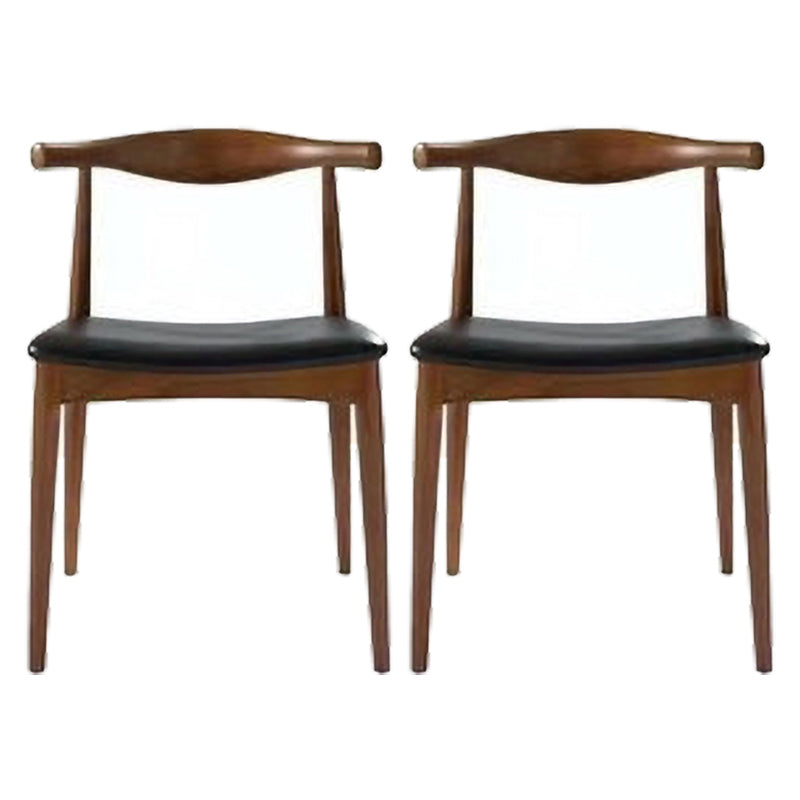 Modern 1/2/4/7 Pieces Dining Set Solid Wood Dining Furniture Set /Separate Items 2 Black Chairs Clearhalo 'Dining Room Sets' 'Dining Tables & Seating' 'dining_room_set' 'furn' 'furn_dining_room_set' 'Furniture' 'furniture_dining_room_set' 'Kitchen & Dining Furniture' 'kitchen&dining_furn' 'kitchen' 4391922