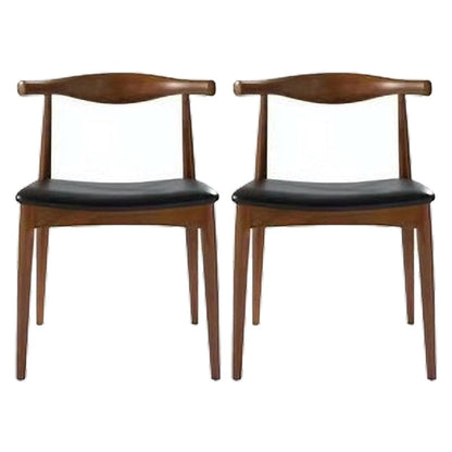 Modern 1/2/4/7 Pieces Dining Set Solid Wood Dining Furniture Set /Separate Items 2 Black Chairs Clearhalo 'Dining Room Sets' 'Dining Tables & Seating' 'dining_room_set' 'furn' 'furn_dining_room_set' 'Furniture' 'furniture_dining_room_set' 'Kitchen & Dining Furniture' 'kitchen&dining_furn' 'kitchen' 4391922