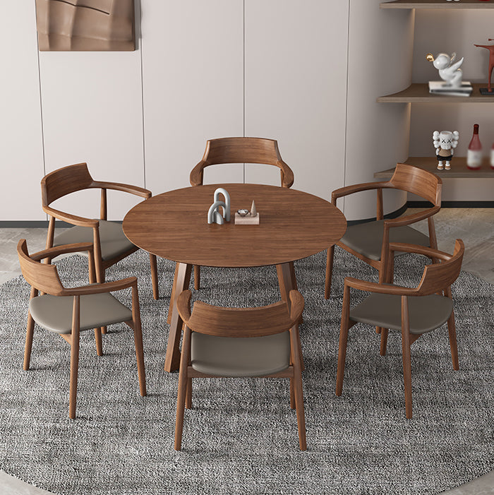 Modern 1/2/4/7 Pieces Dining Set Solid Wood Dining Furniture Set /Separate Items Clearhalo 'Dining Room Sets' 'Dining Tables & Seating' 'dining_room_set' 'furn' 'furn_dining_room_set' 'Furniture' 'furniture_dining_room_set' 'Kitchen & Dining Furniture' 'kitchen&dining_furn' 'kitchen' 4391923