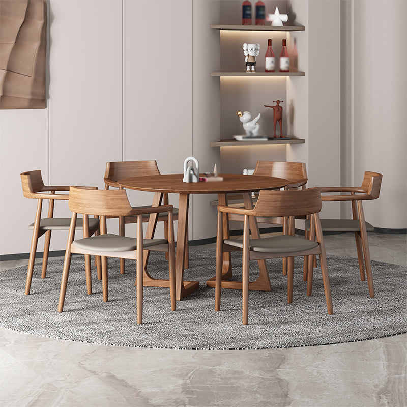 Modern 1/2/4/7 Pieces Dining Set Solid Wood Dining Furniture Set /Separate Items Clearhalo 'Dining Room Sets' 'Dining Tables & Seating' 'dining_room_set' 'furn' 'furn_dining_room_set' 'Furniture' 'furniture_dining_room_set' 'Kitchen & Dining Furniture' 'kitchen&dining_furn' 'kitchen' 4391926