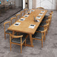 Solid Wood Contemporary Dining Table Rectangle Table with Trestle base 94.5"L x 39.4"W x 29.5"H Without Chairs Clearhalo ' dining_table' 'Dining Tables & Seating' 'Dining Tables' 'furn' 'furn_dining_table' 'Furniture' 'furniture_dining_table' 'Kitchen & Dining Furniture' 'kitchen&dining_furn' 'kitchen' 'kitchen_dining_table' 4391967