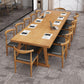 Solid Wood Contemporary Dining Table Rectangle Table with Trestle base Clearhalo ' dining_table' 'Dining Tables & Seating' 'Dining Tables' 'furn' 'furn_dining_table' 'Furniture' 'furniture_dining_table' 'Kitchen & Dining Furniture' 'kitchen&dining_furn' 'kitchen' 'kitchen_dining_table' 4391974
