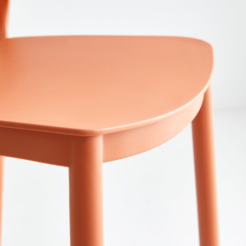 Stackable Plastic Indoor Counter Stools Low Back Scandinavian Style Bar Stools Clearhalo 'Bar Furniture' 'Bar Stools' 'bar_stools' 'furn' 'furn_bar_stools' 'furniture_bar_stools' 'Kitchen & Dining Furniture' 'kitchen&dining_furn' 'kitchen' 'kitchen_furn' Furniture' 4391990